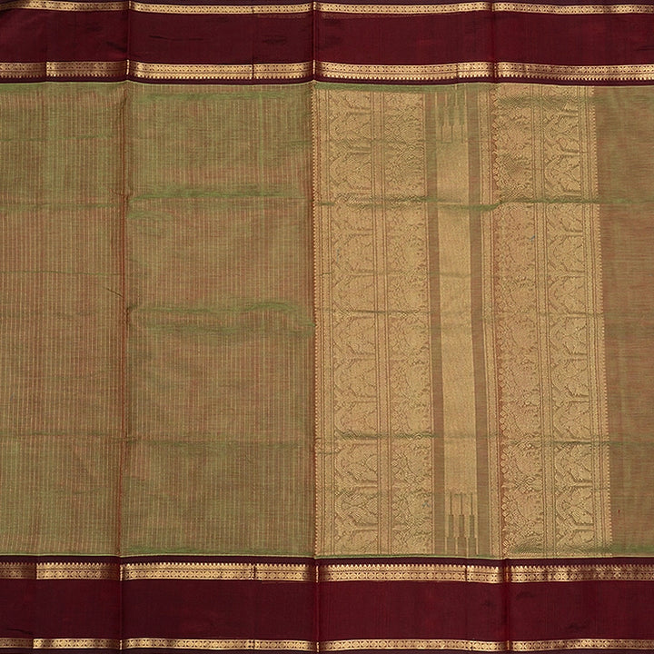 Hayagrivas Manthulir Green Kanchi Silk Cotton Saree SSCBF179I2-3
