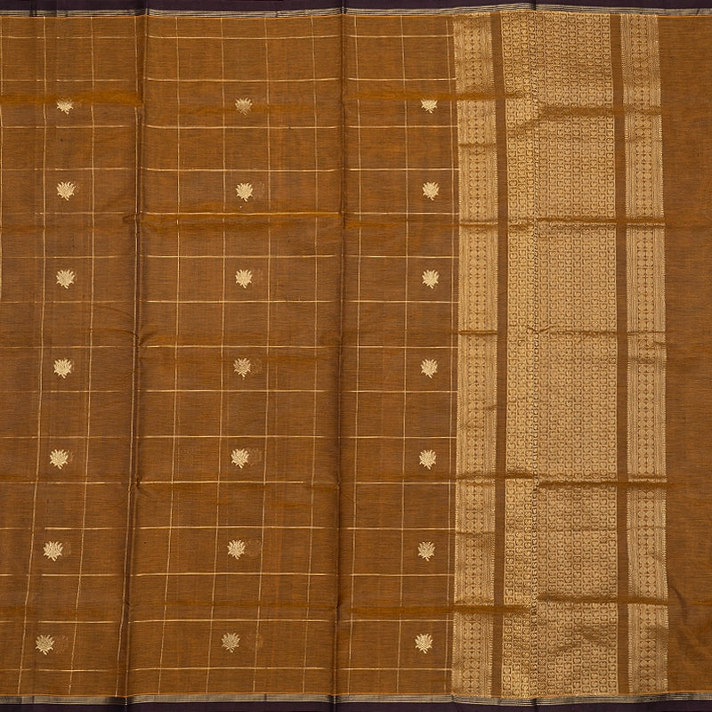 Hayagrivas Honey Mustard Kanchi Silk Cotton Saree SSCBF179I3-1