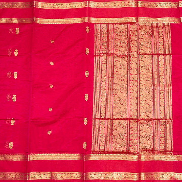 Hayagrivas Rani Pink Kanchi Silk Cotton Saree SSCBF179I7-6