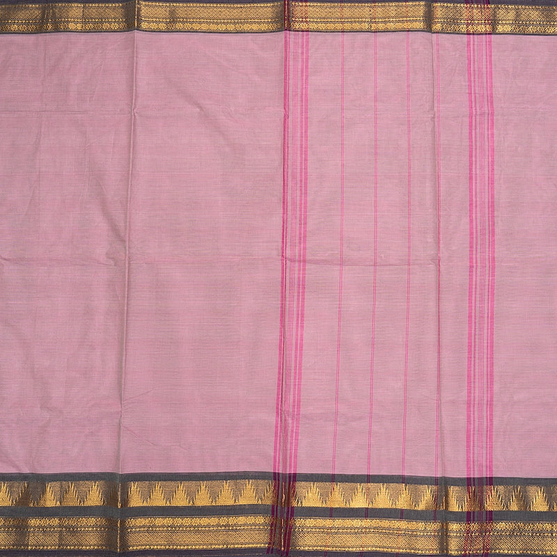 Hayagrivas Lotus Pink Handloom Chettinad Cotton Saree SSSBF131H1-4