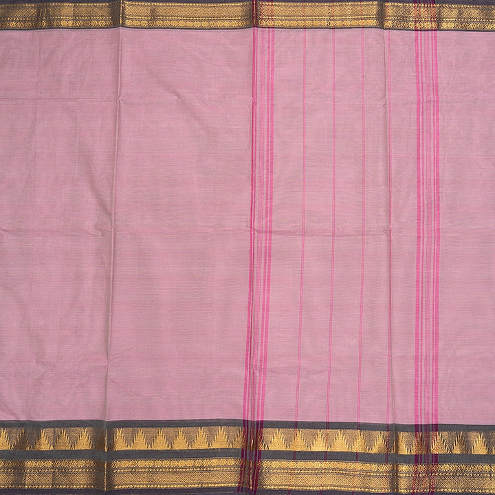 Hayagrivas Lotus Pink Handloom Chettinad Cotton Saree SSSBF131H1-4