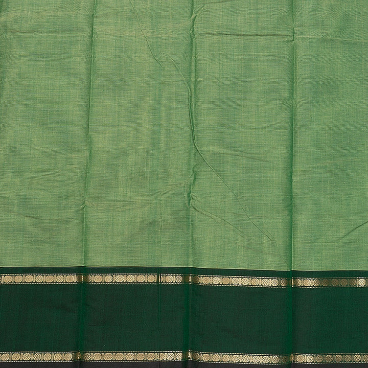 Hayagrivas Light Green Handloom Kanchi Cotton Saree SSCBF66E3-3