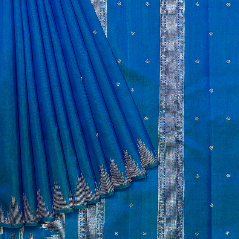 Hayagrivas Handloom Mayilkazhuthu Kanjivaram Silk Saree KBF742H3-1