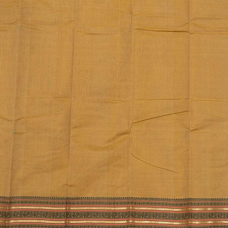 Hayagrivas Sandal Handloom Kanchi Cotton Saree SSCBF66E4-3