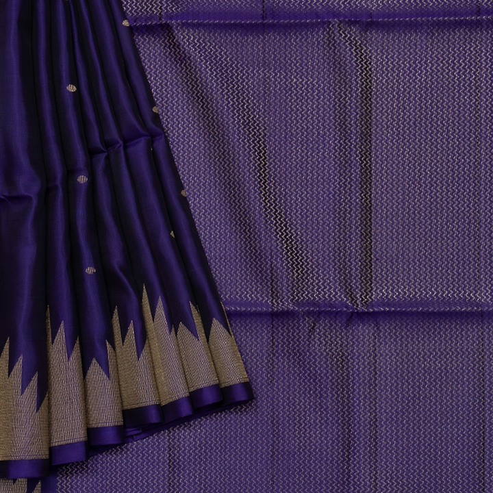 Hayagrivas Purple Handloom Soft Silk Saree KBF311E1-14