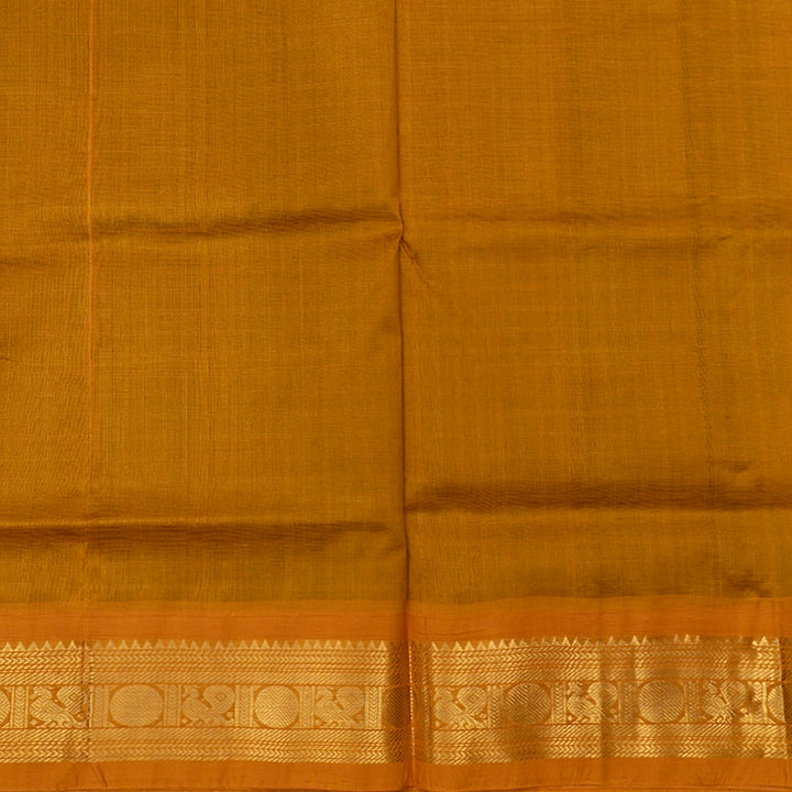 Hayagrivas Bottle Green Pure Silk Cotton Saree SSCBF35D3-7