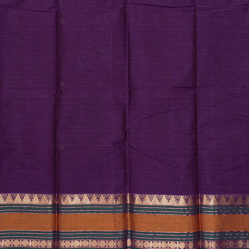 Hayagrivas Purple Handloom Kanchi Cotton Saree SSCBF66E5-11