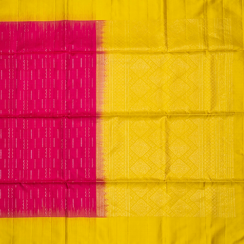 Hayagrivas Rani Pink Handloom Soft Silk Saree KBF534G19-2