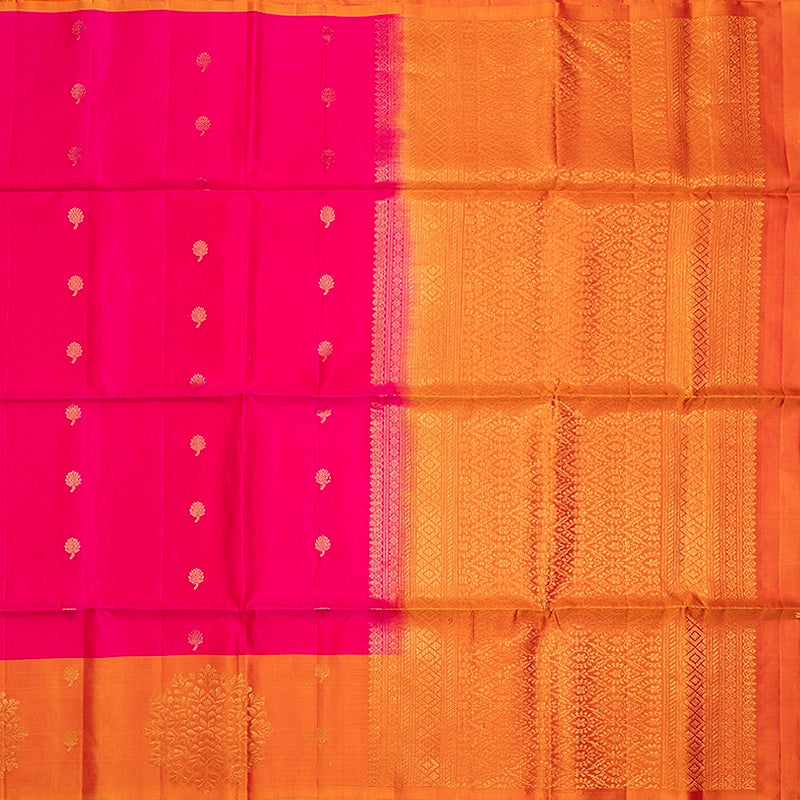 Hayagrivas Rani Pink Handloom Soft Silk Saree KBF535G2-12