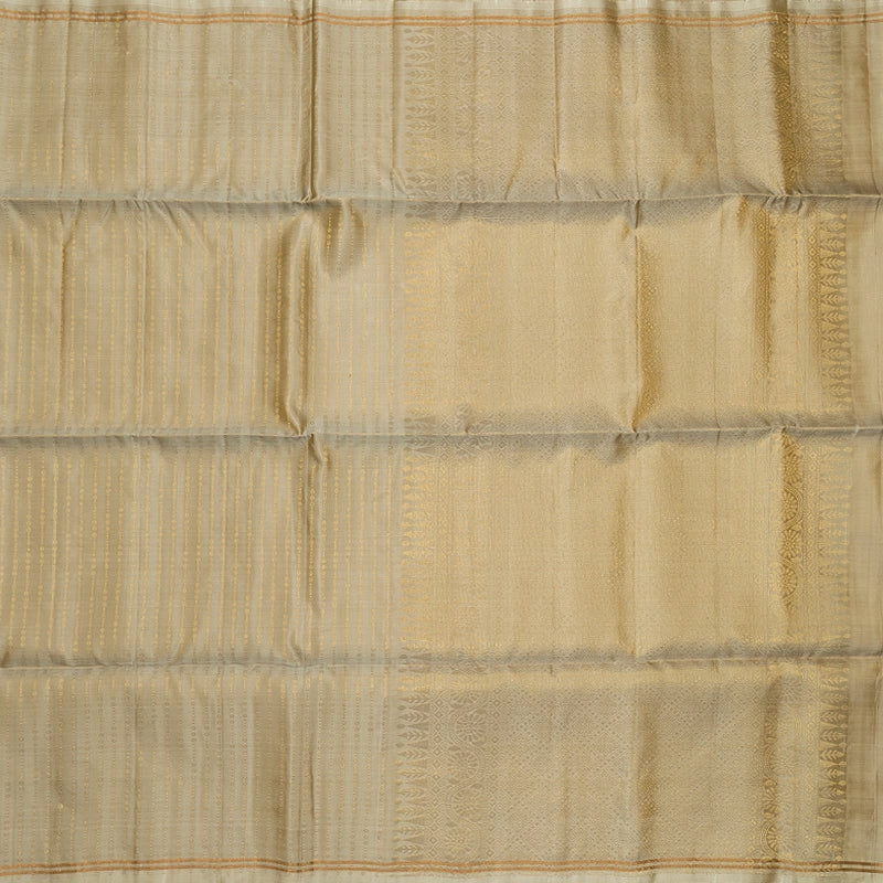 Hayagrivas Beige Handloom Soft Silk Saree KBF535G2-7