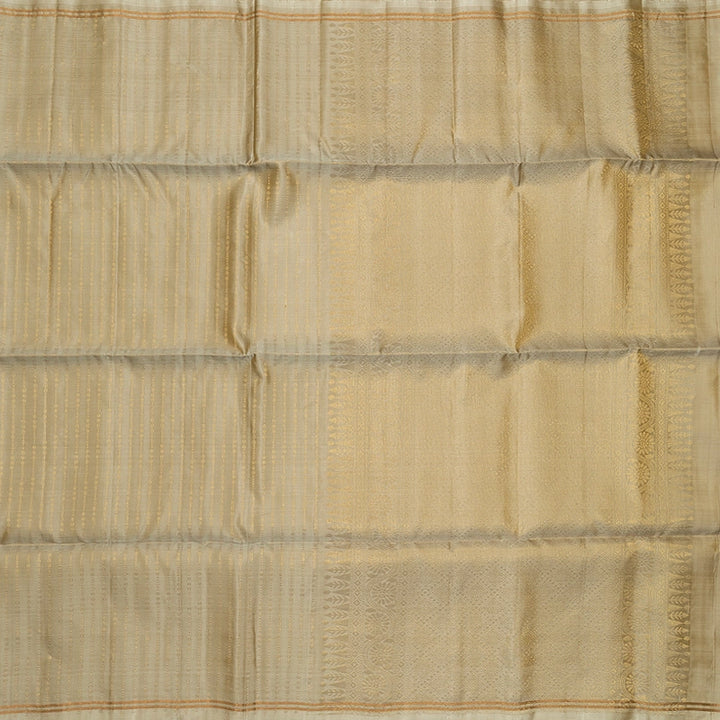 Hayagrivas Beige Handloom Soft Silk Saree KBF535G2-7