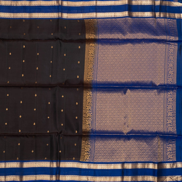 Hayagrivas Kanchana Brown Handloom Soft Silk Saree KBF550G1-9