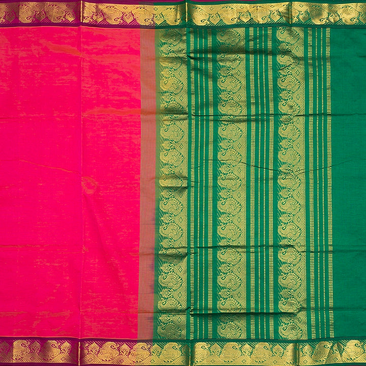 Hayagrivas Pink Semi Silk Cotton Saree SSCBF164I1-31