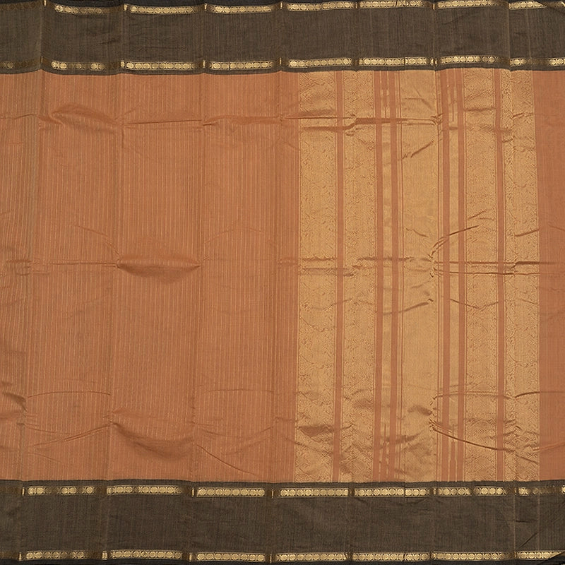 Hayagrivas Creamy Peach Handloom Kanchi Cotton Saree SSCBF177I5-5