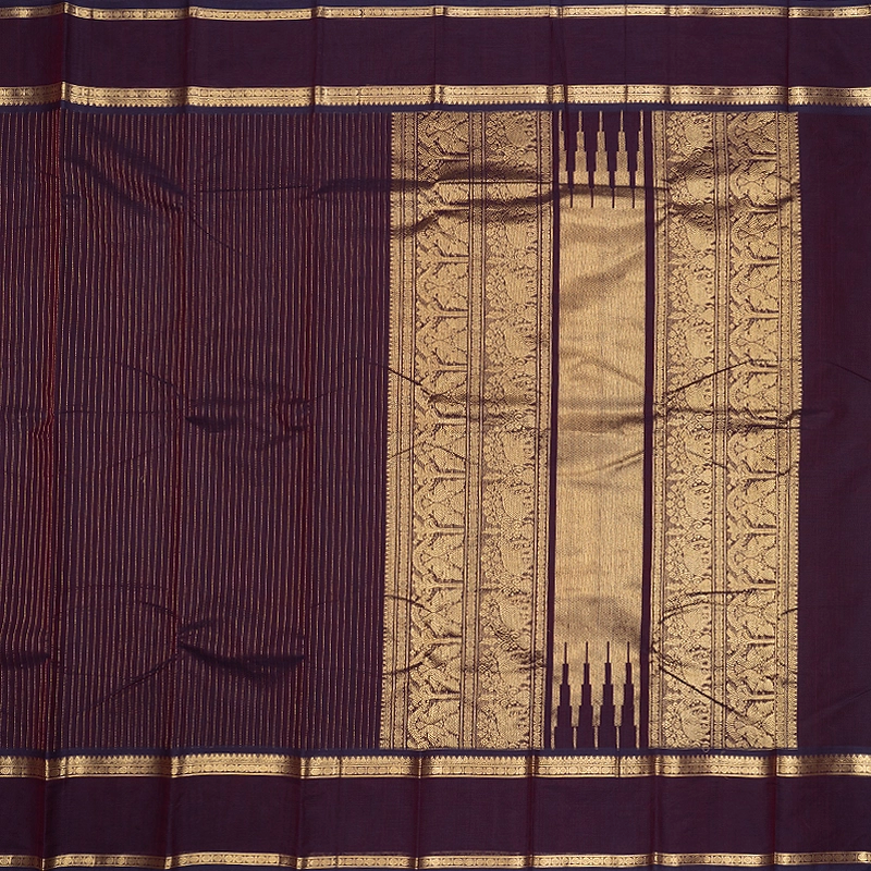 Hayagrivas Nagapazham Handloom Kanchi Cotton Saree SSCBF177I5-7
