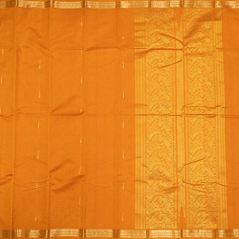 Hayagrivas Mambazham Orange Handloom Kanchi Cotton Saree SSCBF177I6-5