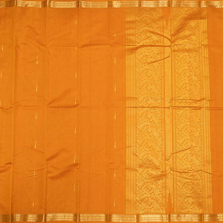 Hayagrivas Mambazham Orange Handloom Kanchi Cotton Saree SSCBF177I6-5