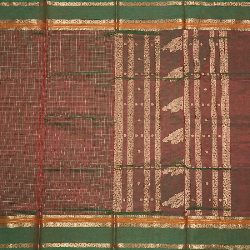 Hayagrivas Manthalir Green Kanchi Silk Cotton Saree SSCBF179I12-25