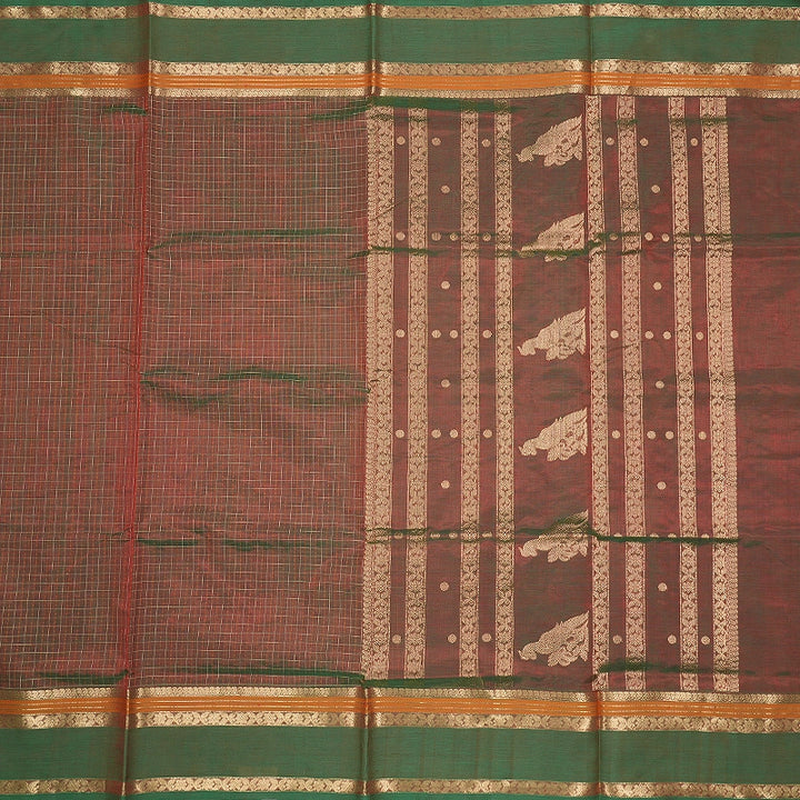Hayagrivas Manthalir Green Kanchi Silk Cotton Saree SSCBF179I12-25