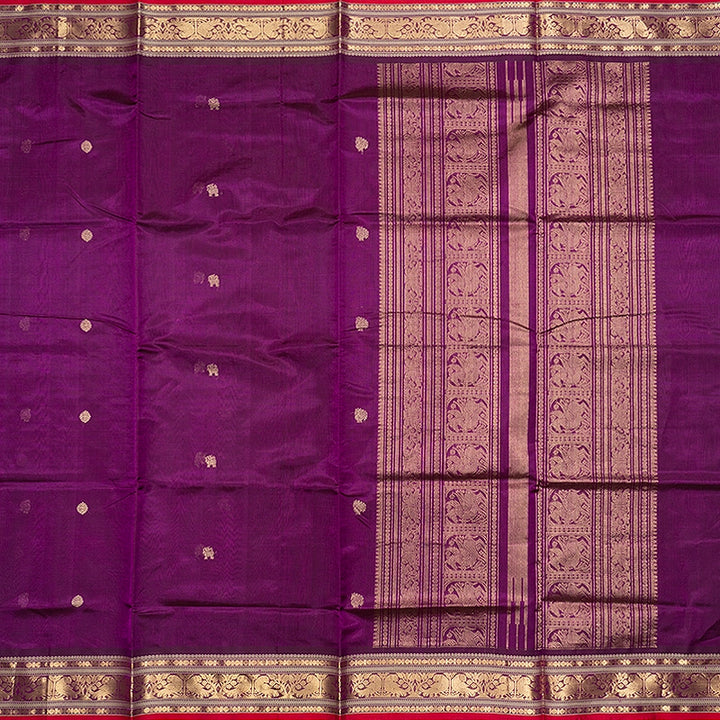 Hayagrivas Purple Kanchi Silk Cotton Saree SSCBF179I5-15