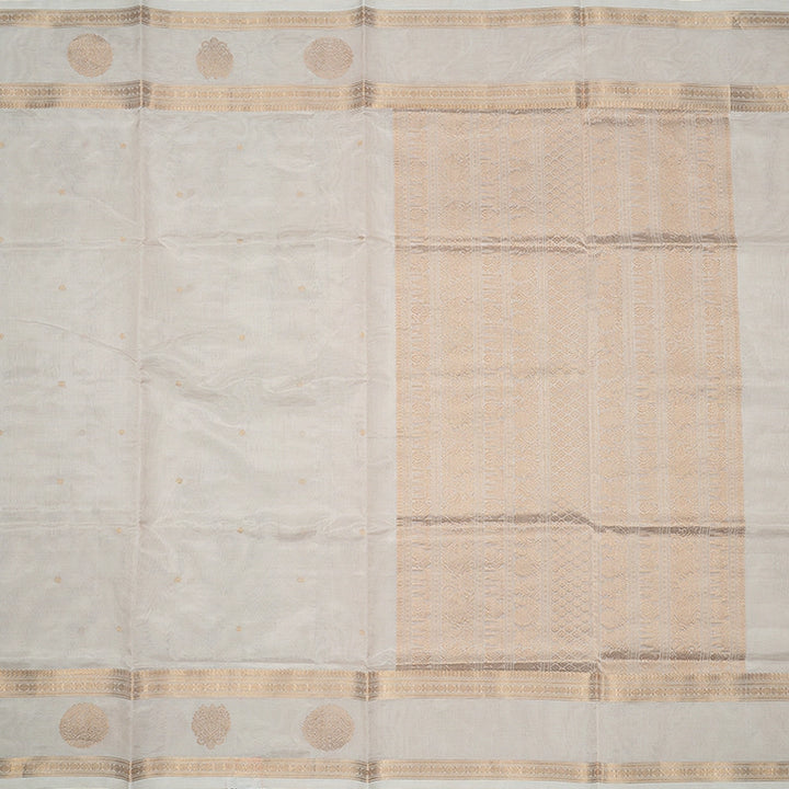 Hayagrivas Half-White Kanchi Silk Cotton Saree SSCBF179I9-29