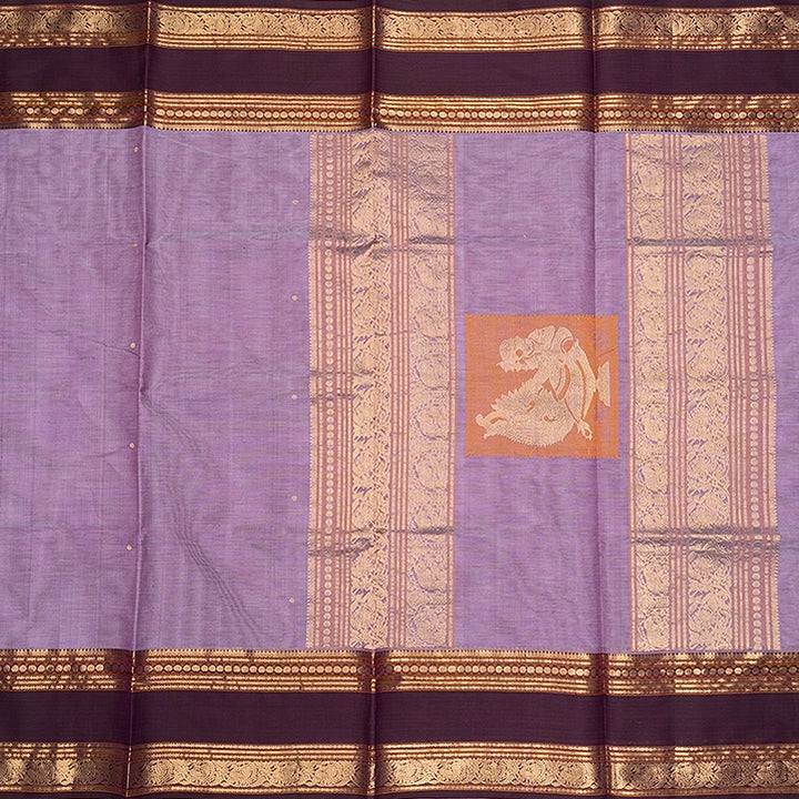 Hayagrivas Lilac Kanchi Silk Cotton Saree SSCBF179I9-3