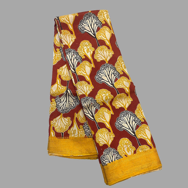 Hayagrivas Maroon Kalamkari Saree SSCBF73E3-13