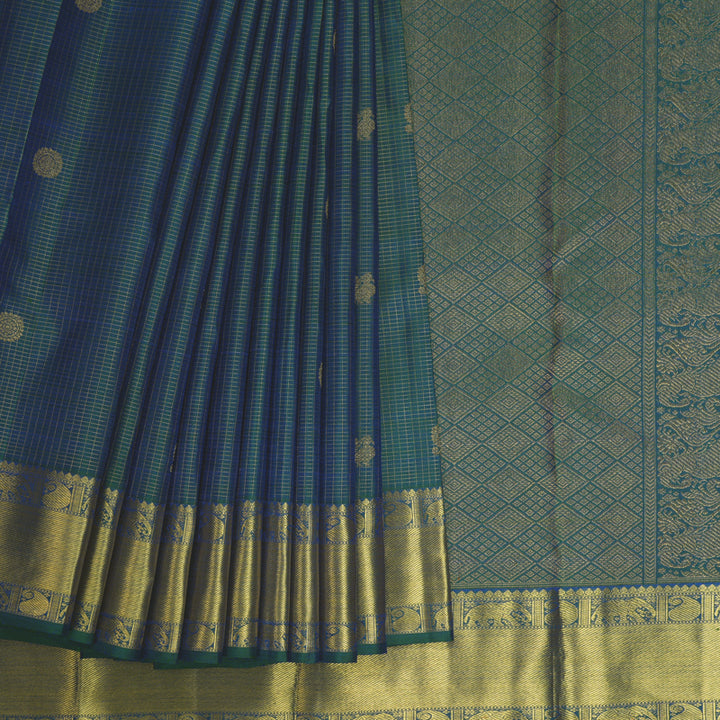 Hayagrivas Handloom Mayilkazhuthu Kanjivaram Silk Saree KBE1794K2-1