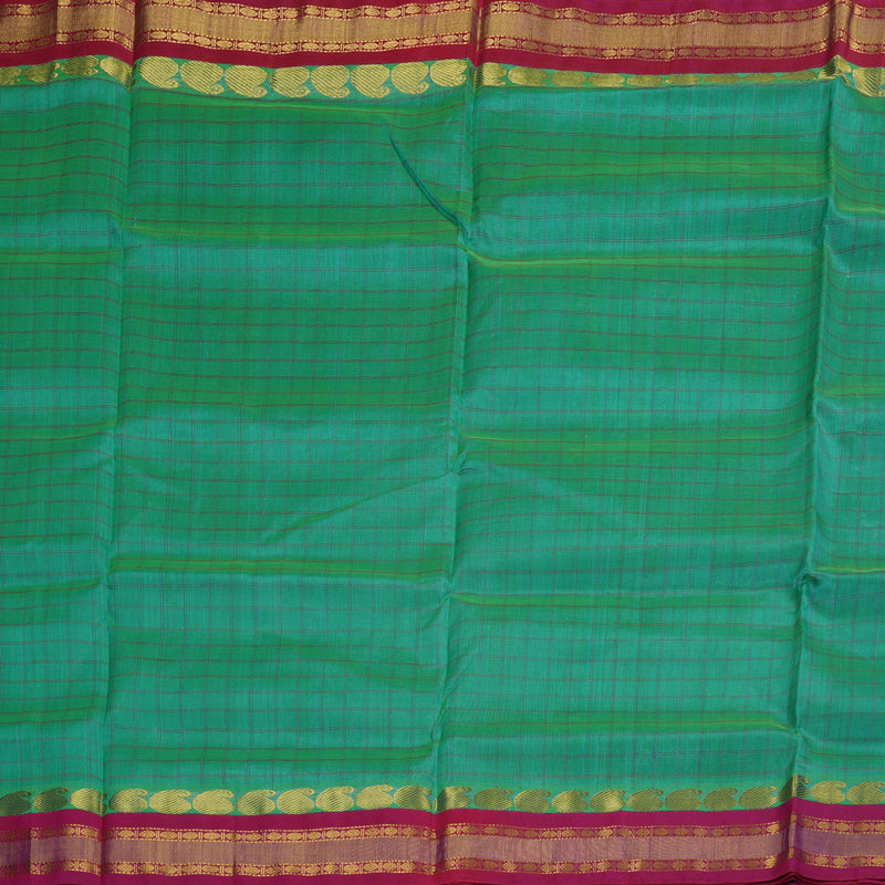 Hayagrivas Handloom Ten Yards Korvai Silk Cotton Saree BBC1105J13-1