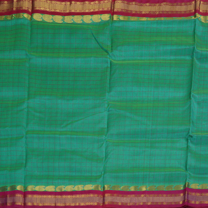 Hayagrivas Handloom Ten Yards Korvai Silk Cotton Saree BBC1105J13-1