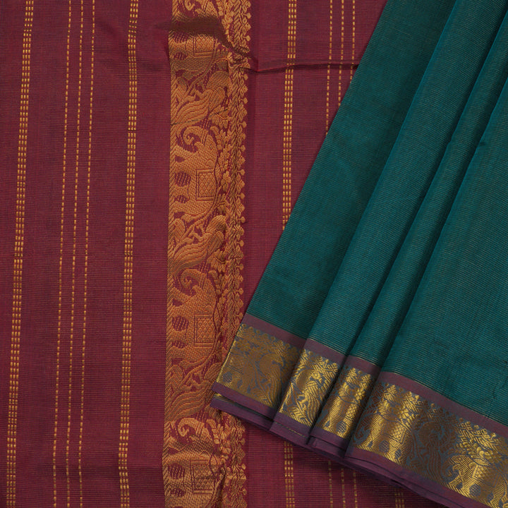 Hayagrivas Handloom Vairaoosi Ten Yards Silk Cotton Saree BBC1105J3-10