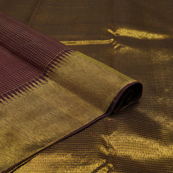 Hayagrivas Handloom Wine Maroon Kanjivaram Silk Saree BBC1181K2-1