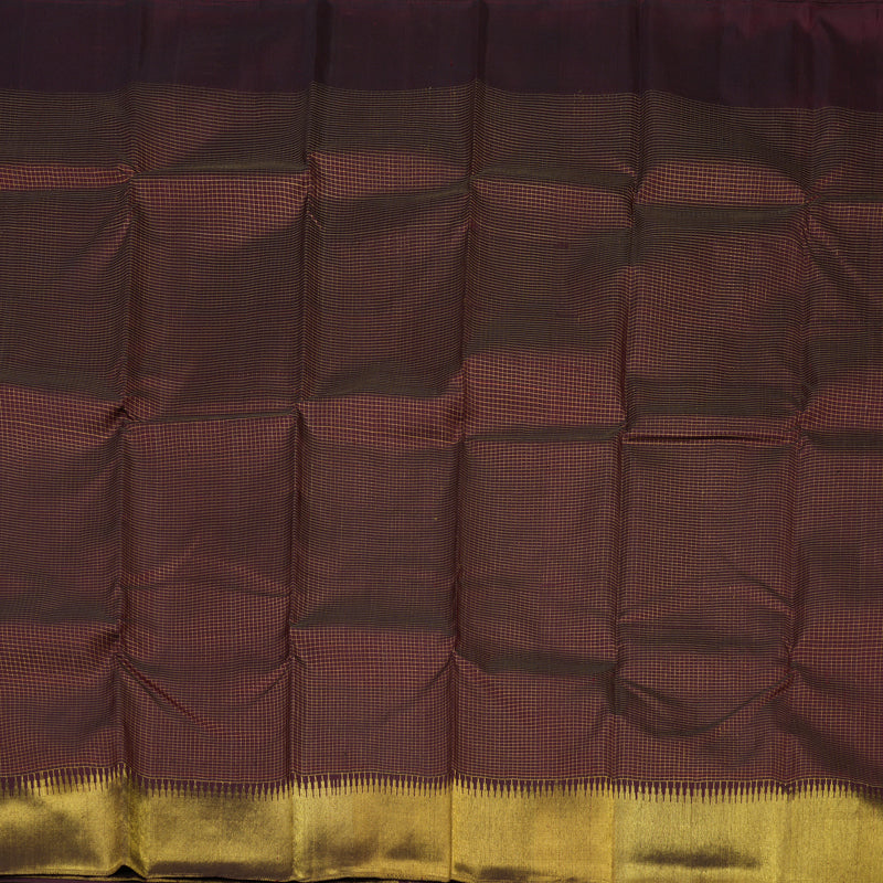 Hayagrivas Handloom Wine Maroon Kanjivaram Silk Saree BBC1181K2-1