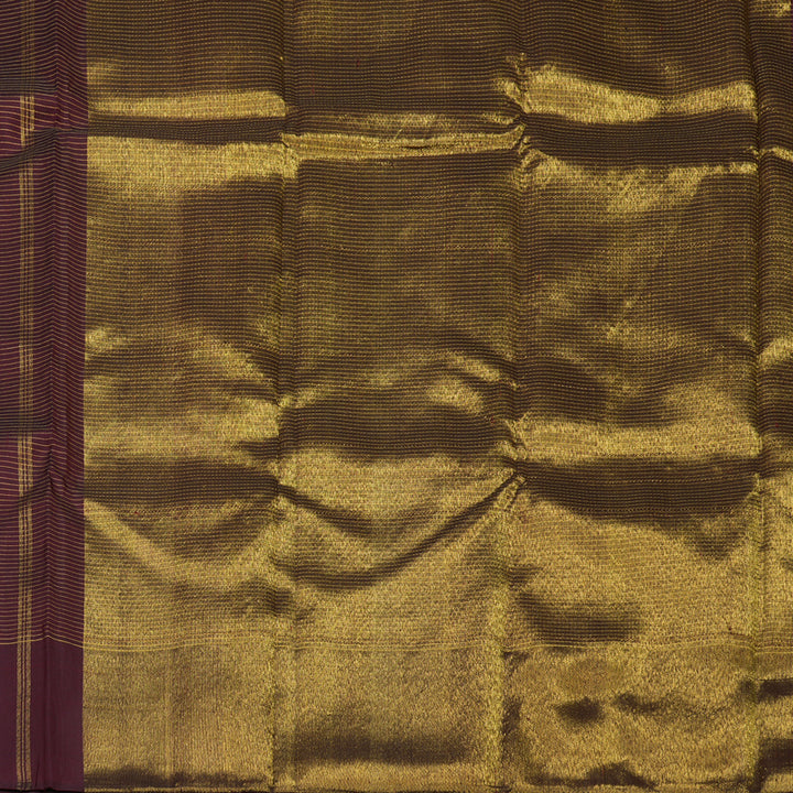 Hayagrivas Handloom Wine Maroon Kanjivaram Silk Saree BBC1181K2-1