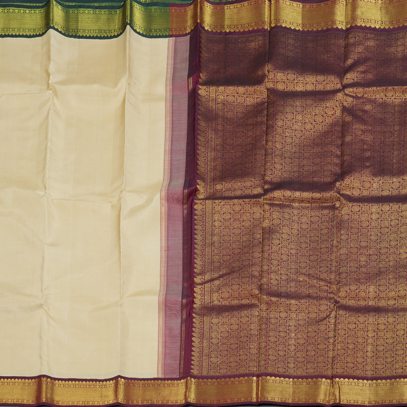 Hayagrivas Handloom Ganga Jamuna Kanjivaram Silk Saree BBC1222K8-1