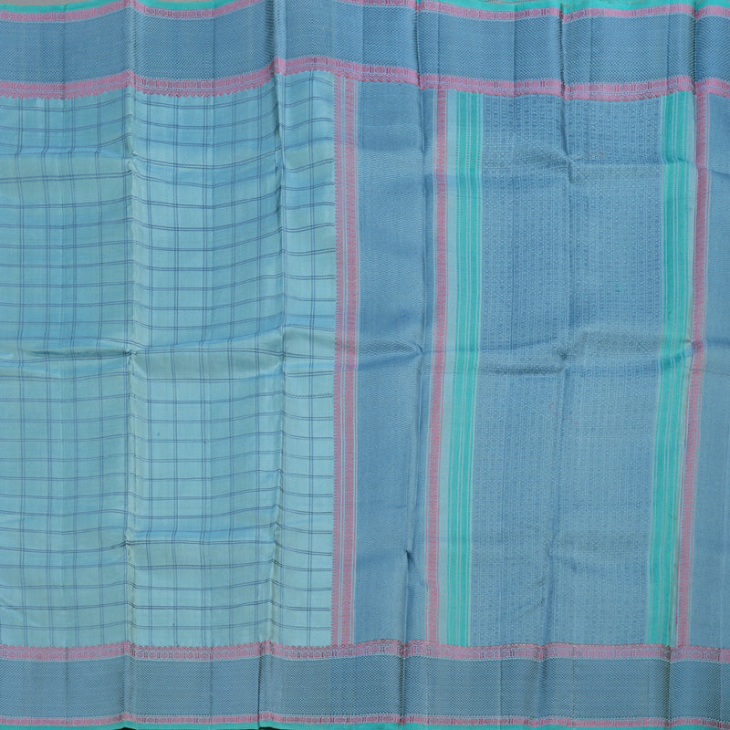 Hayagrivas Powder Blue Handloom Kanjivaram Silk Saree BBC1225K4-2