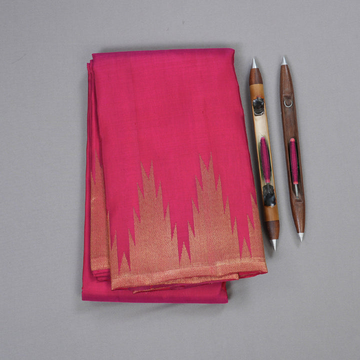 Hayagrivas Handloom Temple Border Kanjivaram Silk Saree