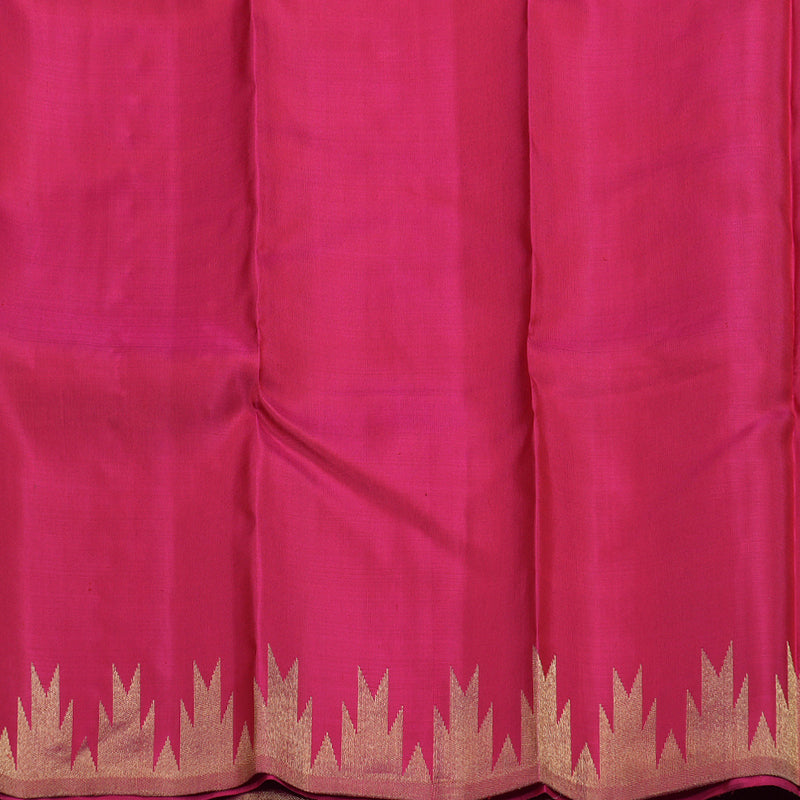 Hayagrivas Handloom Temple Border Kanjivaram Silk Saree