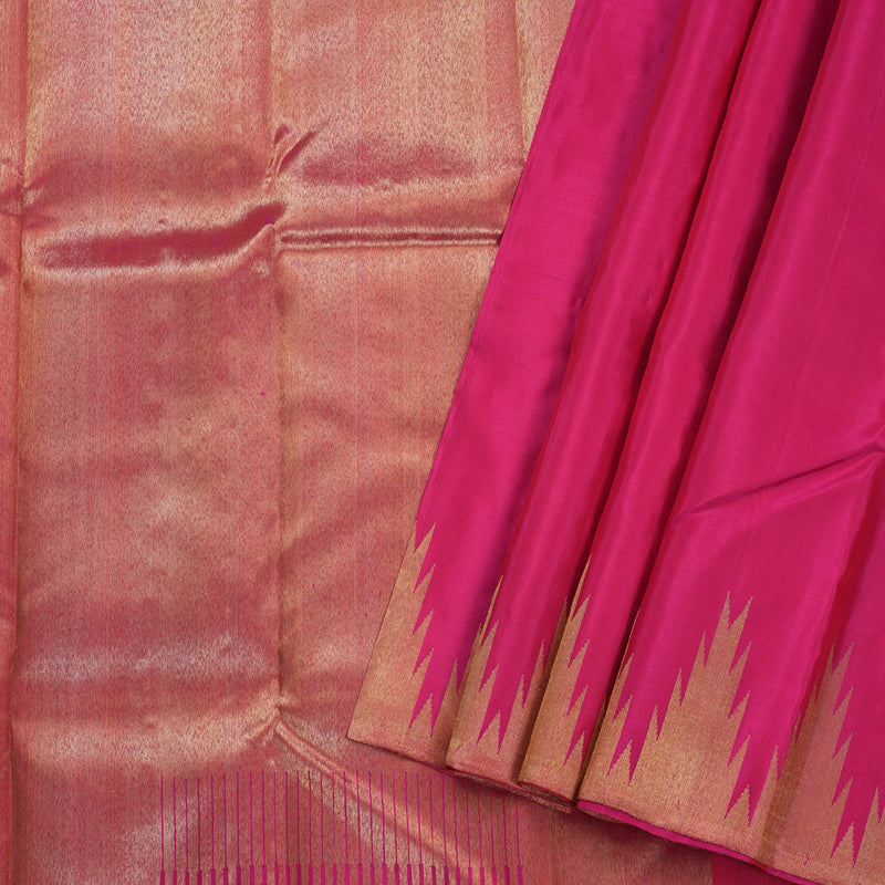 Hayagrivas Handloom Temple Border Kanjivaram Silk Saree