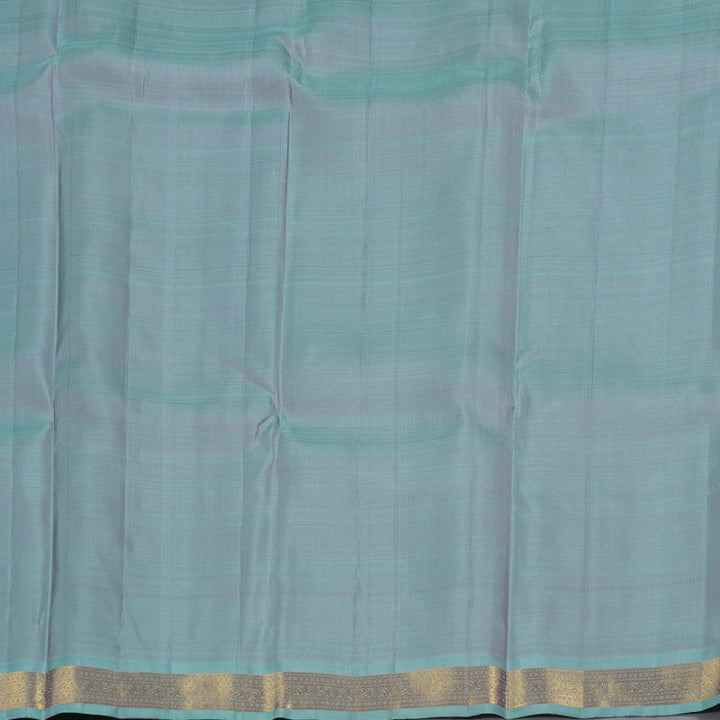 Hayagrivas Lilac Color Handloom Kanjivaram Silk Saree with Sea Blue Border BBC1303K4-15