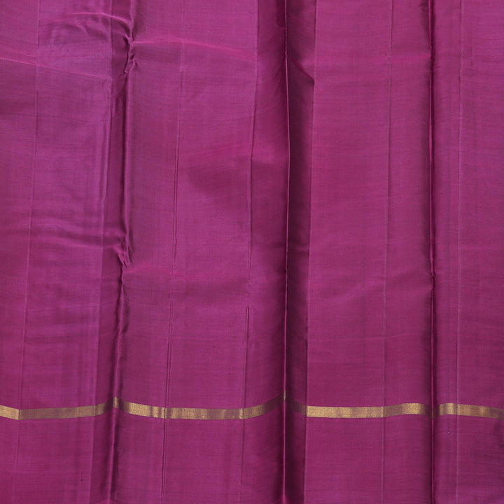 Hayagrivas Grey Handloom Kanjivaram Silk Saree with Ganga Jamuna (Sky Blue And Purple) Border BBC1303K5-6