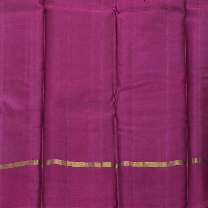 Hayagrivas Grey Handloom Kanjivaram Silk Saree with Ganga Jamuna (Sky Blue And Purple) Border BBC1303K5-6