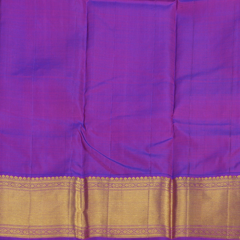 Hayagrivas Handloom Kanjivaram Silk Saree in Vibrant Fluorescent Green HBE401G39-2