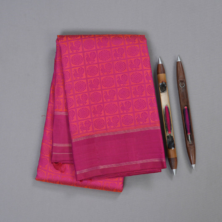 Hayagrivas Handloom Kanjivaram Silk Saree BBC199E1-1