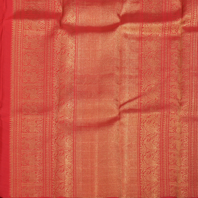 Hayagrivas Handloom Borderlss Jari Checks Kanjivaram Silk Saree BBC2818B4-1