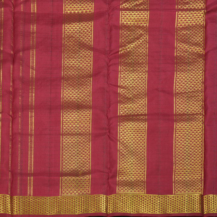 Hayagrivas Koorai Maroon Jari Kattam Ten Yards Silk Saree BBC2919C13-1