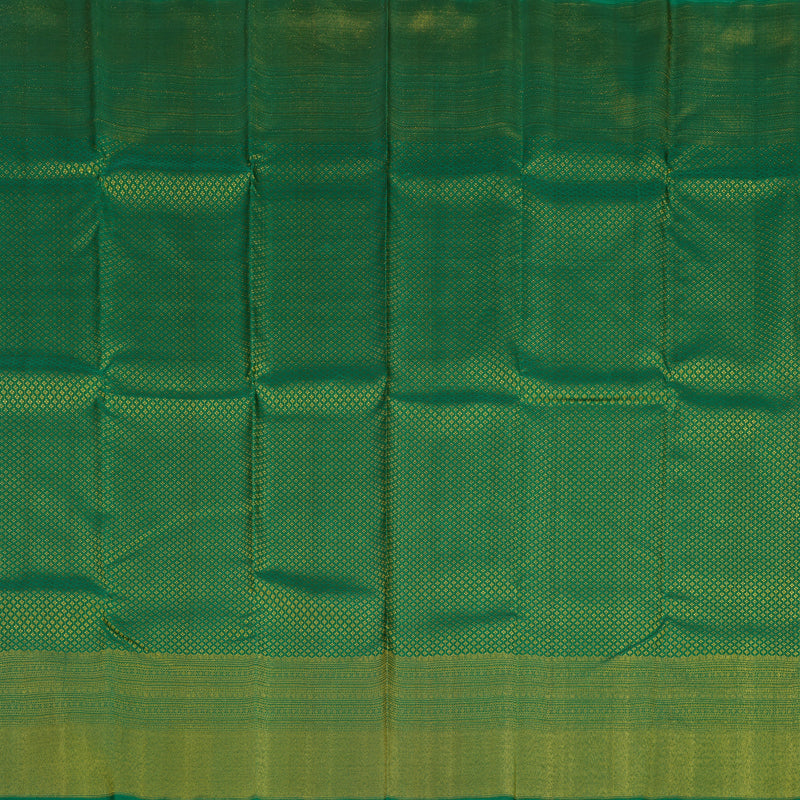 Hayagrivas Handloom Green Kanjivaram Silk Saree BBC426F2-1