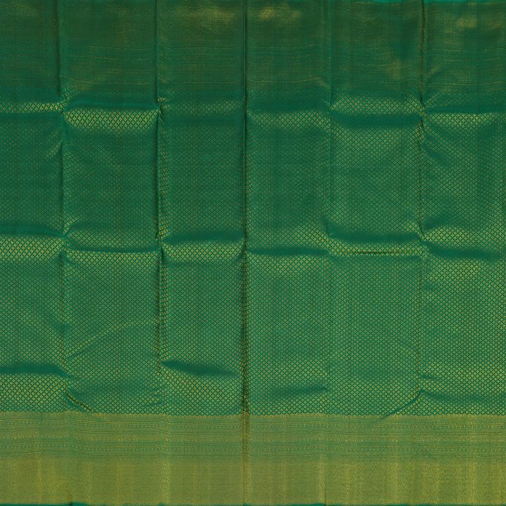 Hayagrivas Handloom Green Kanjivaram Silk Saree BBC426F2-1