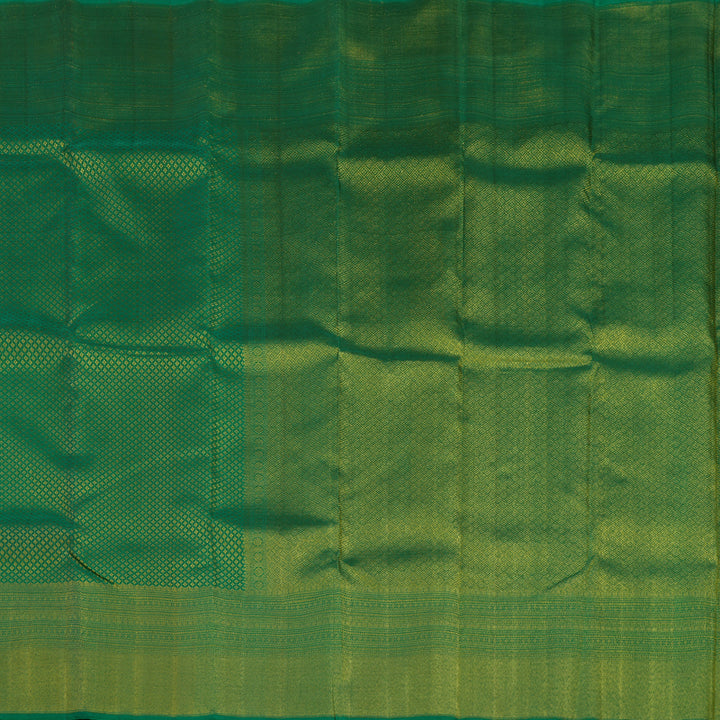 Hayagrivas Handloom Green Kanjivaram Silk Saree BBC426F2-1