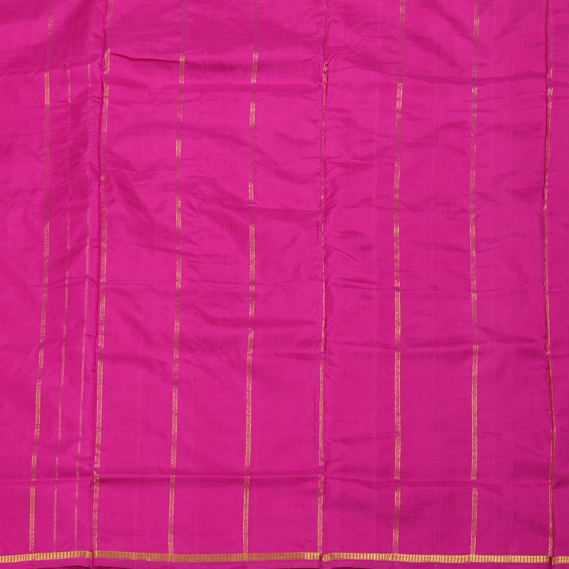 Hayagrivas Pink Ten Yards Silk Saree BBC481G15-2